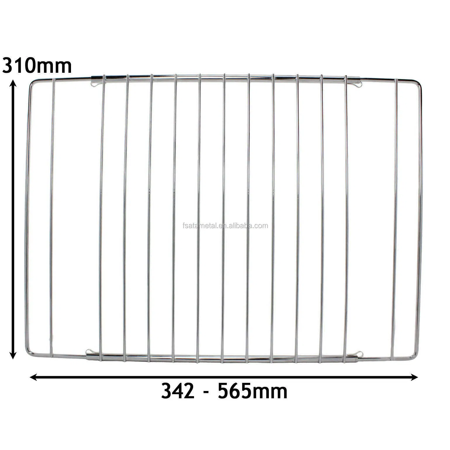 Stainless Steel Oven Rack Barbecue Grill Grate Pizza & Bread & Cookies Cooling Rack for Kitchen Use