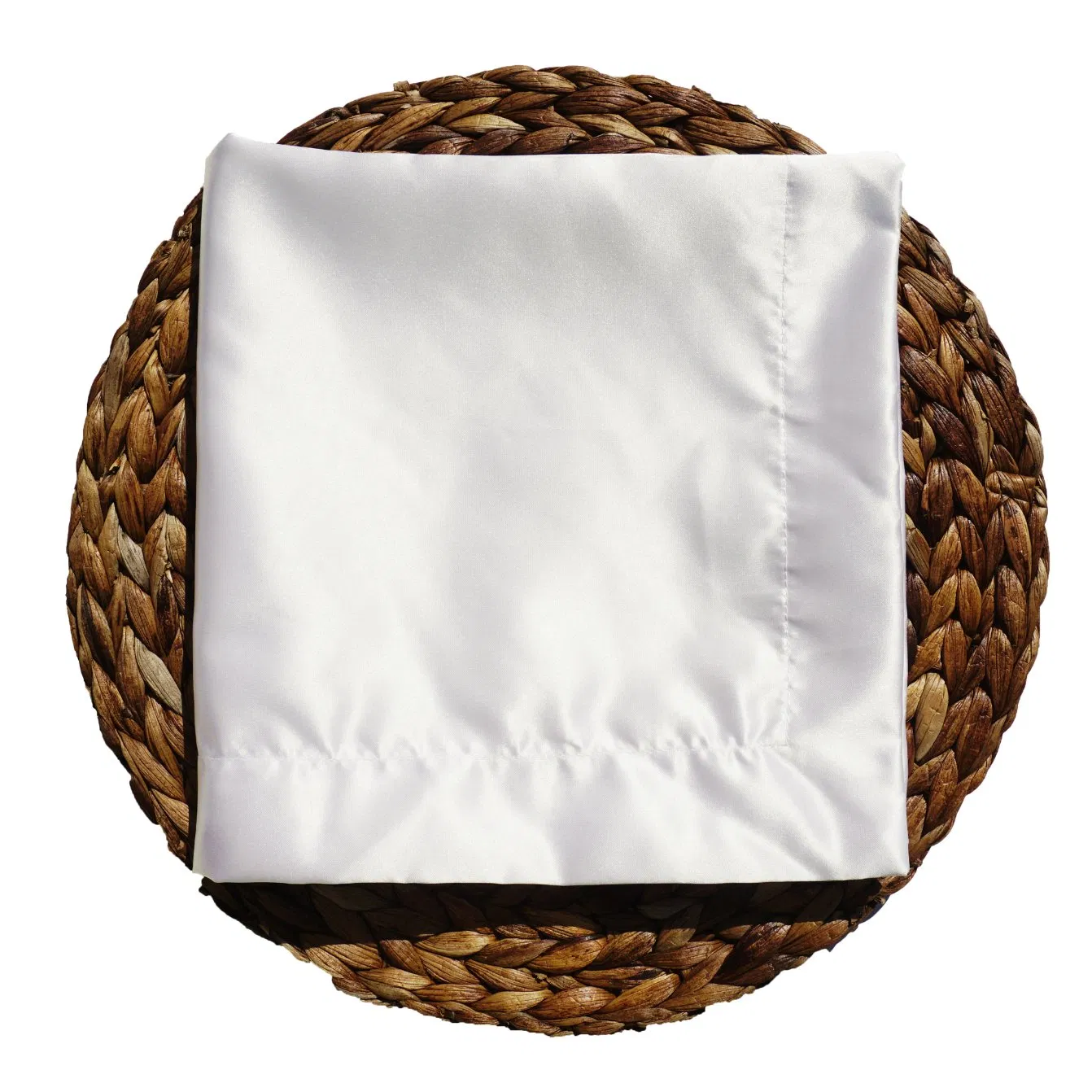 Ultra White Pure Satin for Napkin Cloths and Table Cloth for Luxe Events
