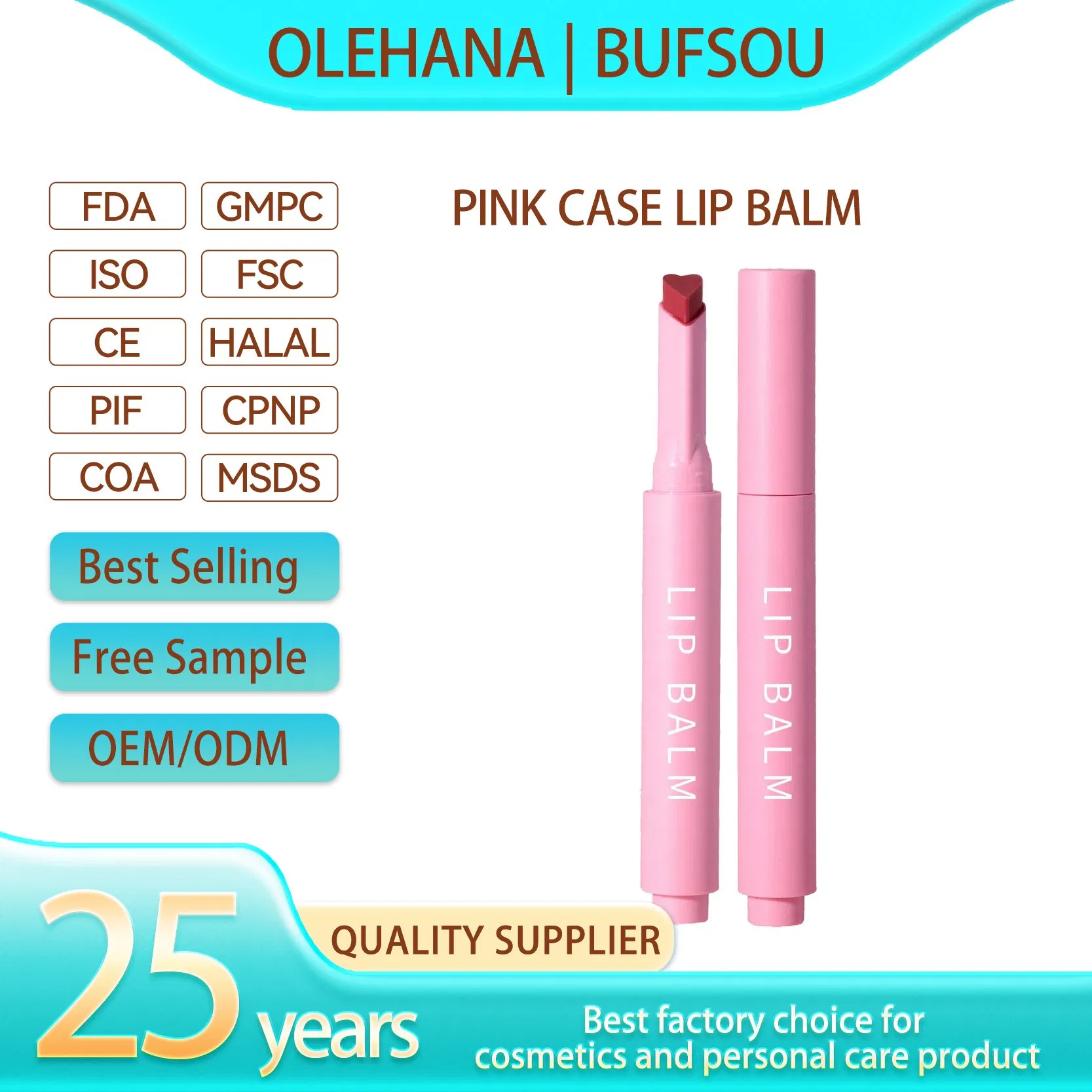 Pink Lips Plump Lipgloss Non-Sticky Wholesale Long Lasting Tint Lip Balm Stick