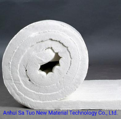 High Temperature Insulation Aluminum Silicate Needle Blanket/Felt for Industrial Pipe