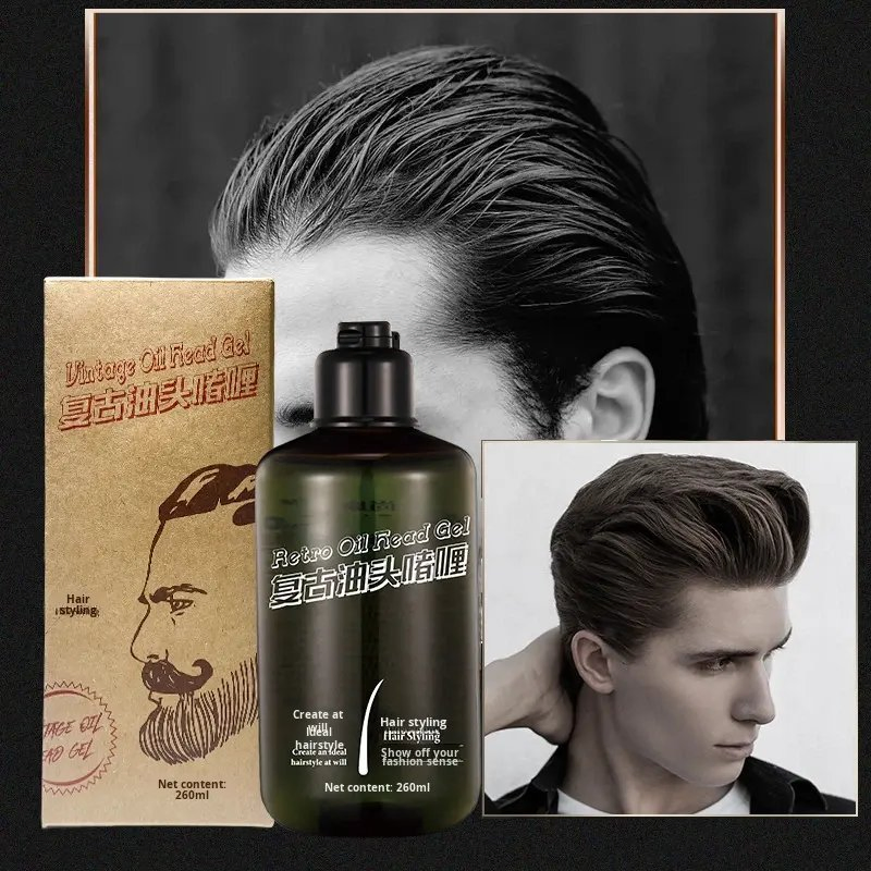 Vangin Salon Fashion Care Men's Hair Styling Lotion Strong Hold Refreshing and Non-Sticky Hair Wax