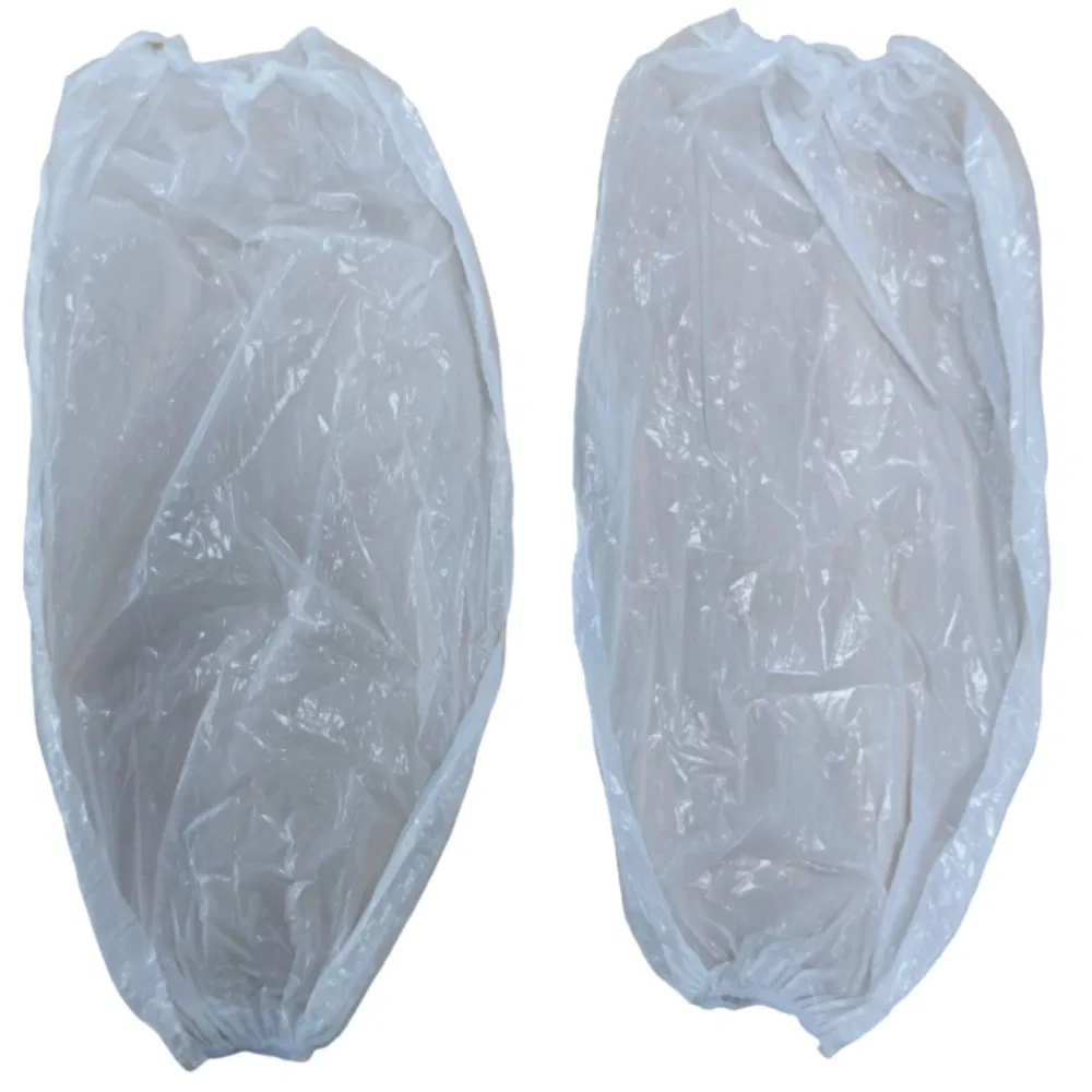 Blue White Water-Proof and Dust-Proof Disposable PE Plastic Sleeves for Industrial Use