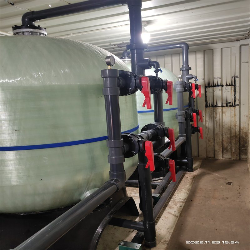 5t/H RO Water Treatment Plant Drinking Water Softener System Purified Water Machine