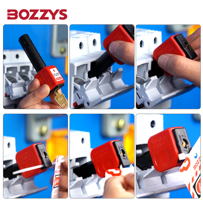 Bozzys Self-Locking Function for Molded Case Fuse Circuit Breaker Lockout