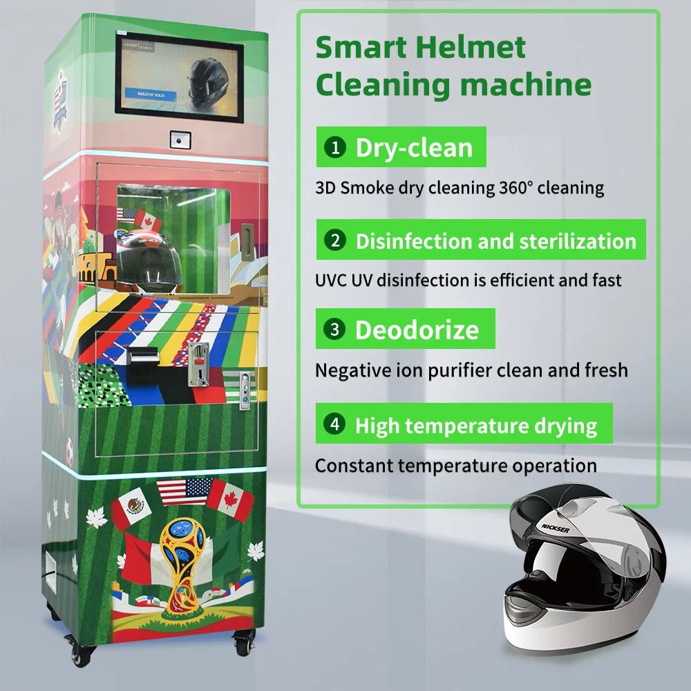 Upus Original Worldwide Helmet Cleaning Machine for Effective Automatic Vendo Operations
