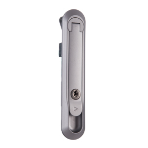 Satin Plated Zinc Alloy Cabinet Door Latch Lock Swing Handle System Panel Lock for Hardware