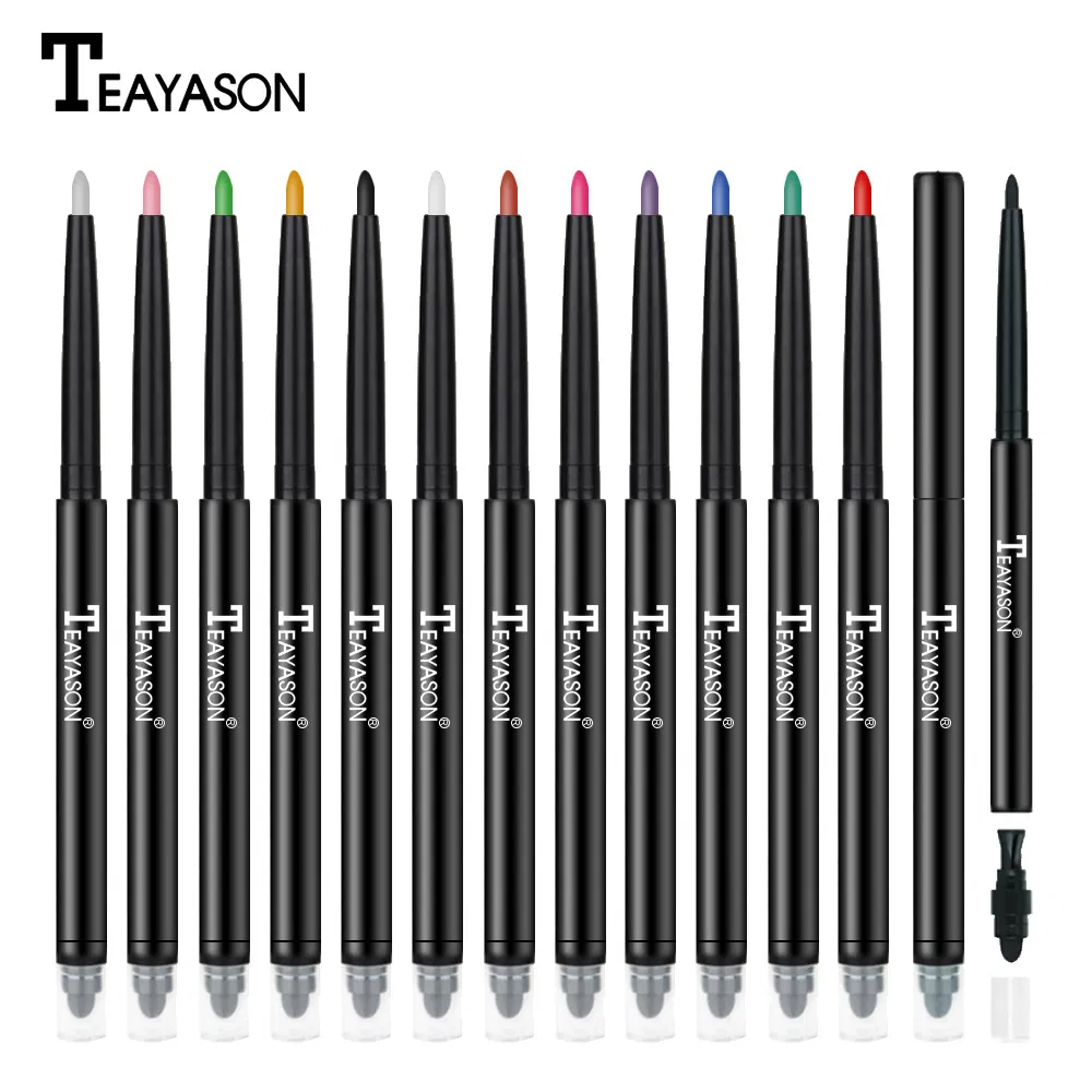 Ep16 Private Label OEM Custom Cheap Black and Brown Wider Tip Liquid Eye Liner Pencil
