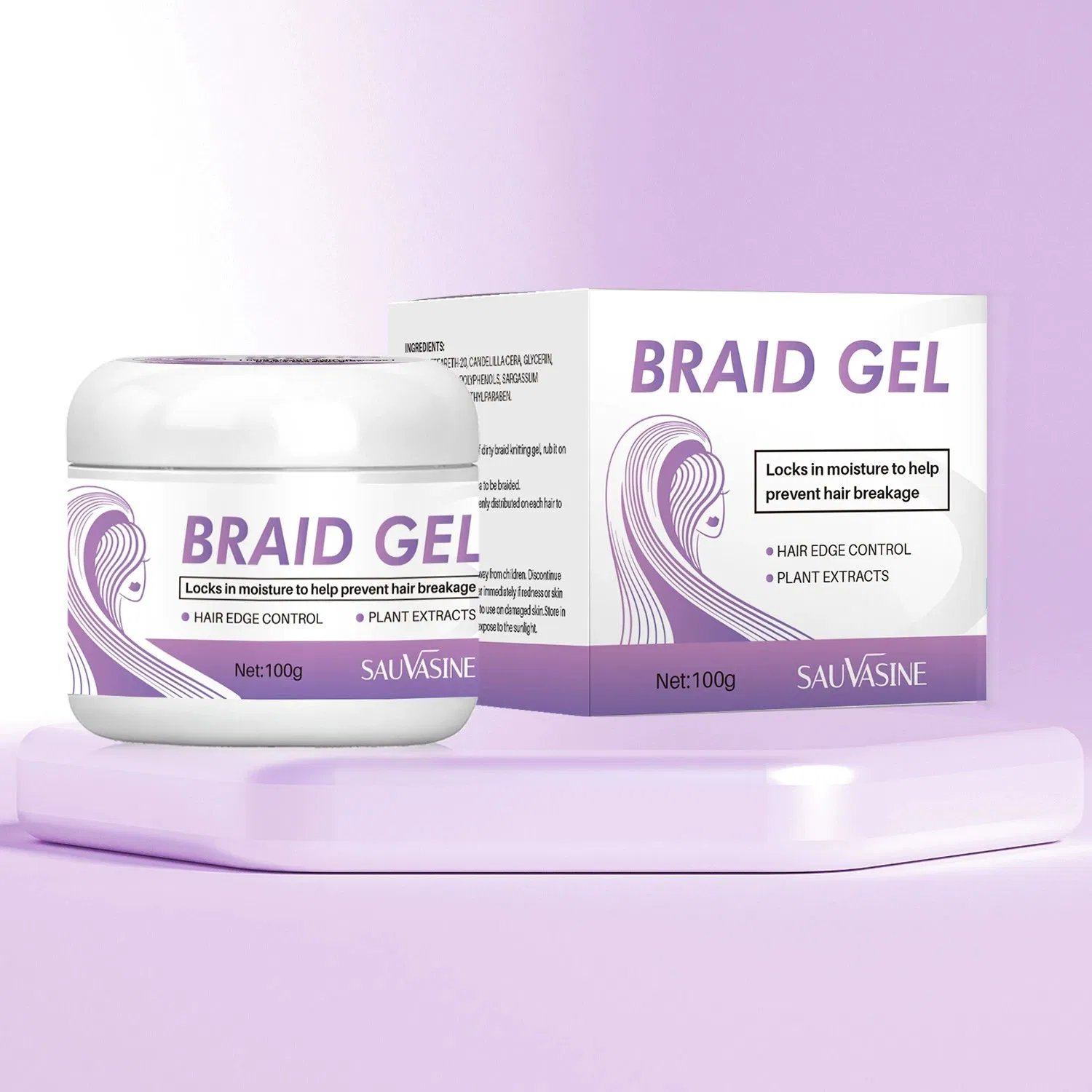 Hot Selling Hair Gel for Braiding Curly Hair Gel Wholesale for African
