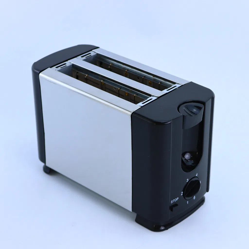 Qlt-288 Automatic Stainless Steel Electronic Toaster for 2 Slices Bread for Household or Hotel Use