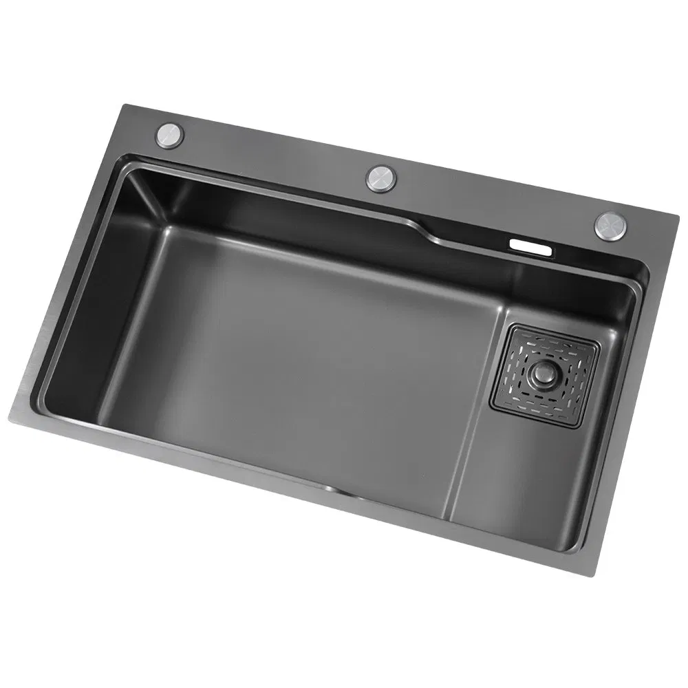 Easy Install Stainless Steel Bowls Rectangular Washing Basin Kitchen Sink