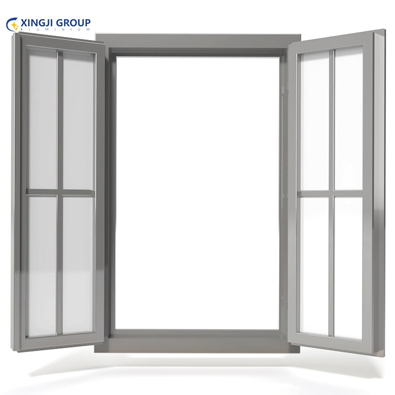 Insect-Proof Alloy Customization China Window Metal Casement Project Aluminum Glazing Windows