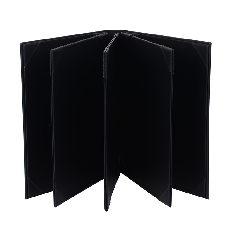 Supply Restaurant Menu Cover Faux Leather Menu Holder for Hotel
