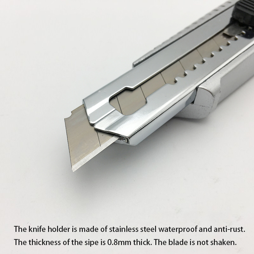 18mm Storage Heavy Duty Utility Knife with 5 Blades