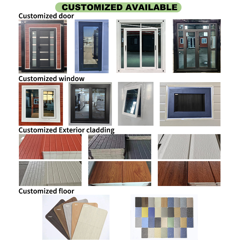 Prefab USA Modular Luxury Expandable Mobile Tiny Prefabricated House Warehouse