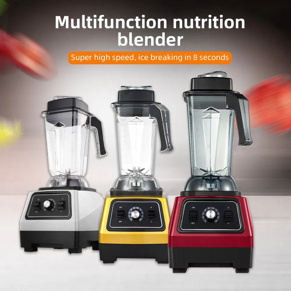 New 2500ml 3HP Heavy Duty Proefssional Smoothie Commercial Bar Blender