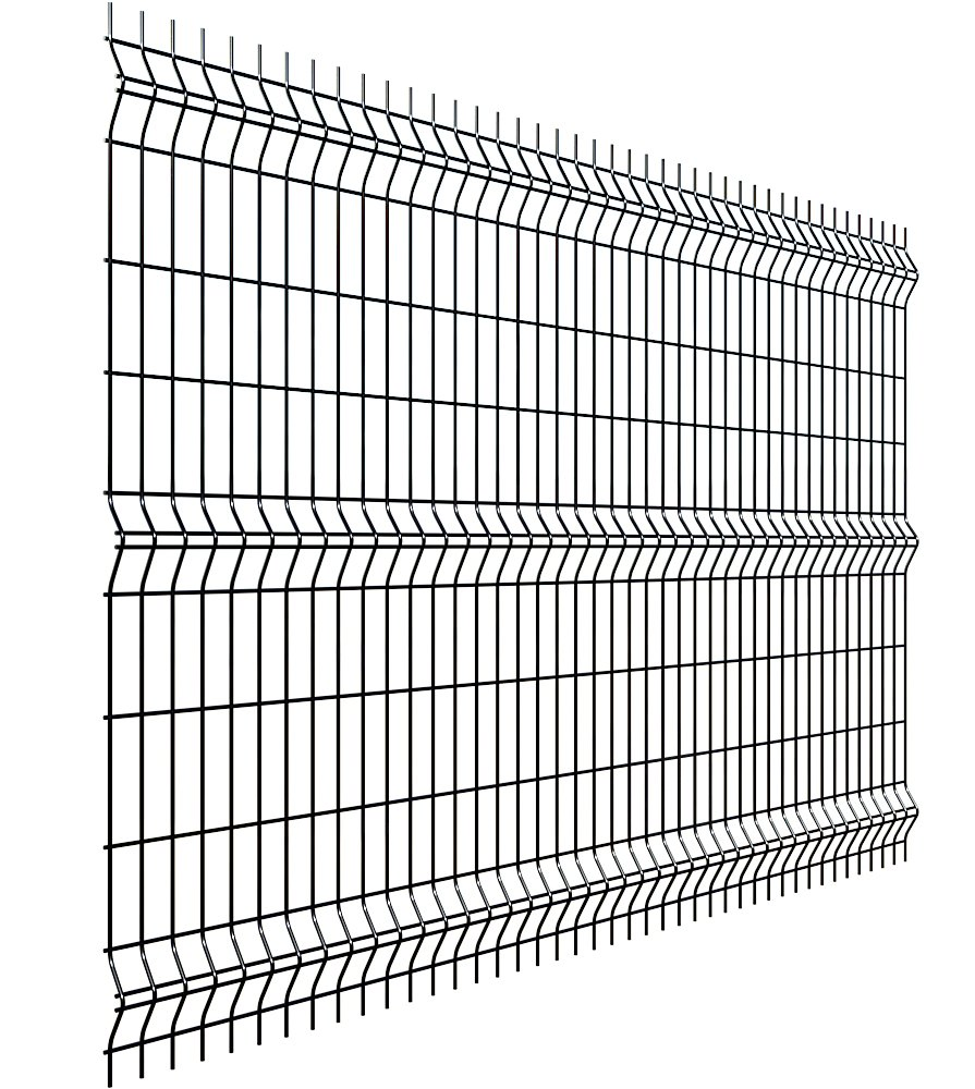 Colorful 3D Curvy Welded Wire Garden Fence for Security