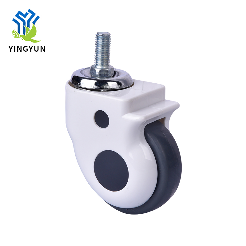 Plastic Full Wrapped Mute Universal Medical Bed Caster Wheels