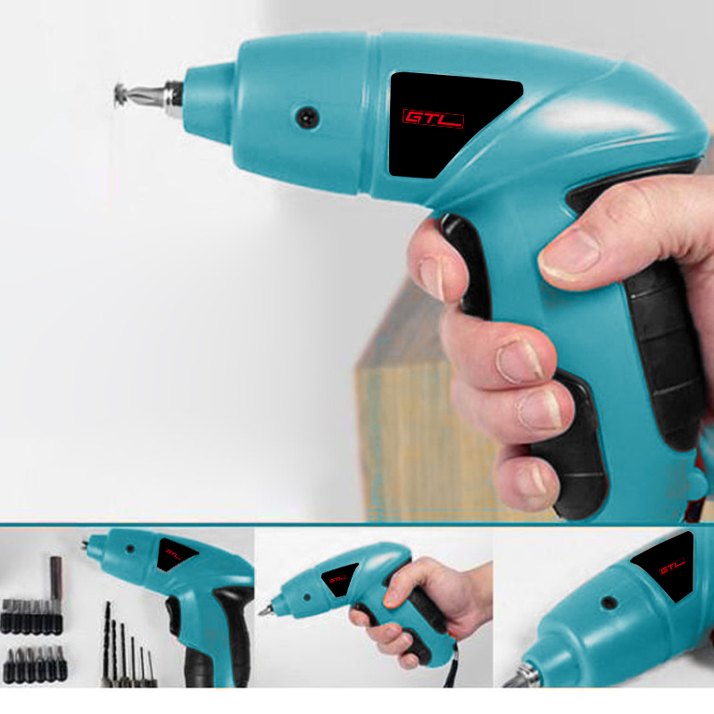Portable DC3.6V Lithium-Ion Cordless Screwdriver with Versatile Accessory Options for Household and DIY Use - Model CDS001