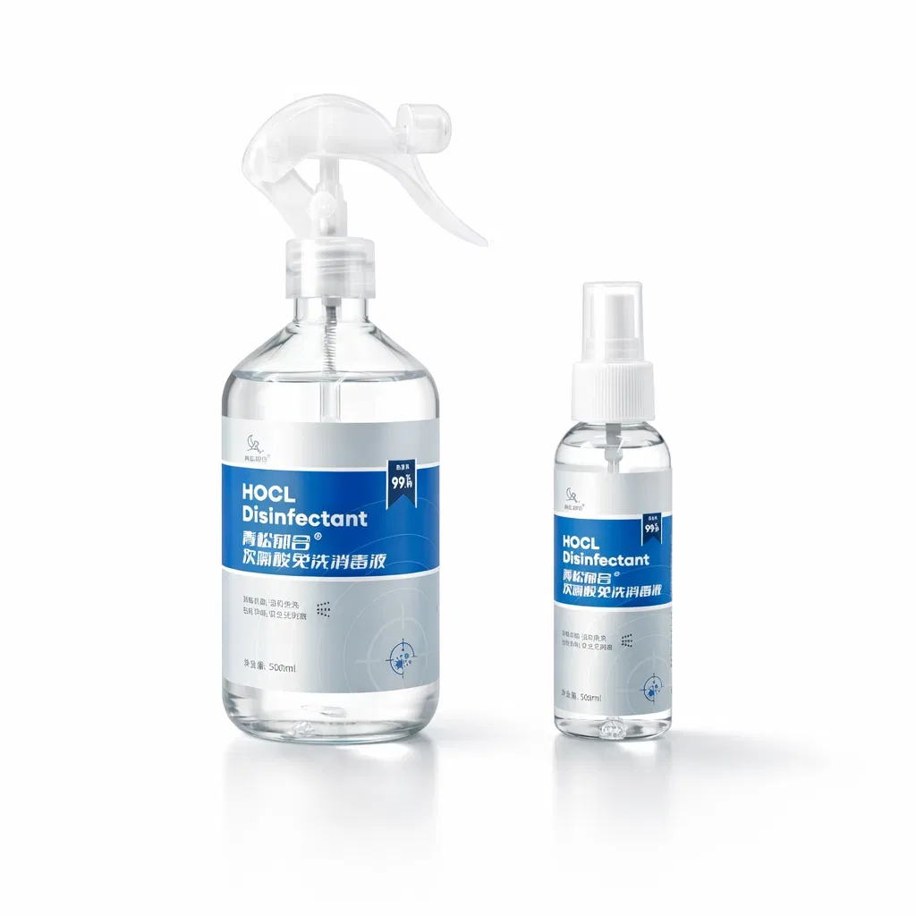 Hypochlorous Acid Disinfectant Spray Alcohol - Free 99.99% Bacteria Elimination Skin - Contact Safe