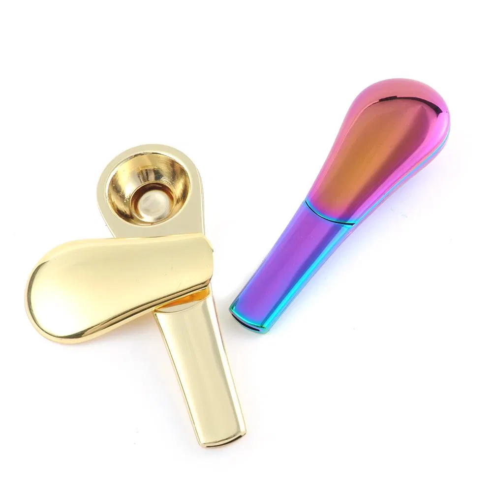 Jl-698 Onuoss Wholesale High Quality Custom Logo Metal Tobacco Smoking Pipes