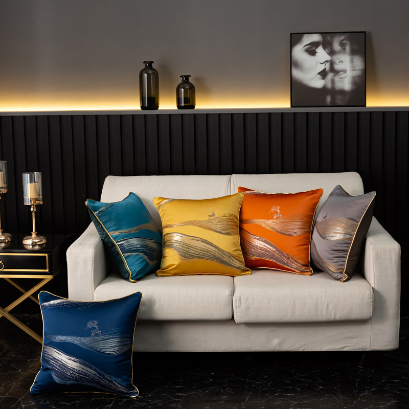 Home Decorative Ins Style Luxury Cushion Cover Sofa Jacquard Pillow Case