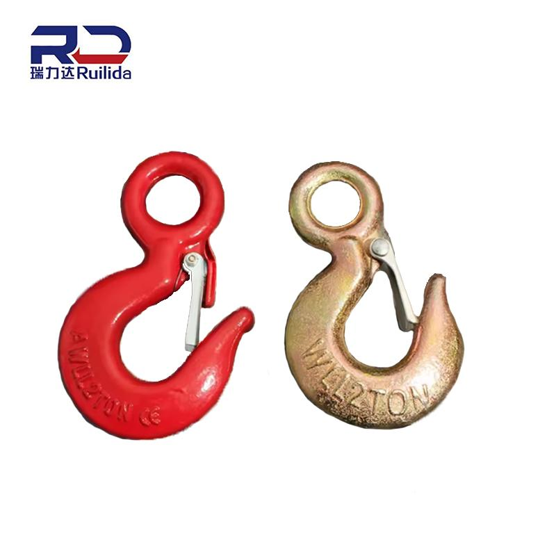 Hot-DIP Galvanized Carbon Steel Eye Hook - Anti-Rust for Construction Hoists (Bulk Discounts, 1-30T)
