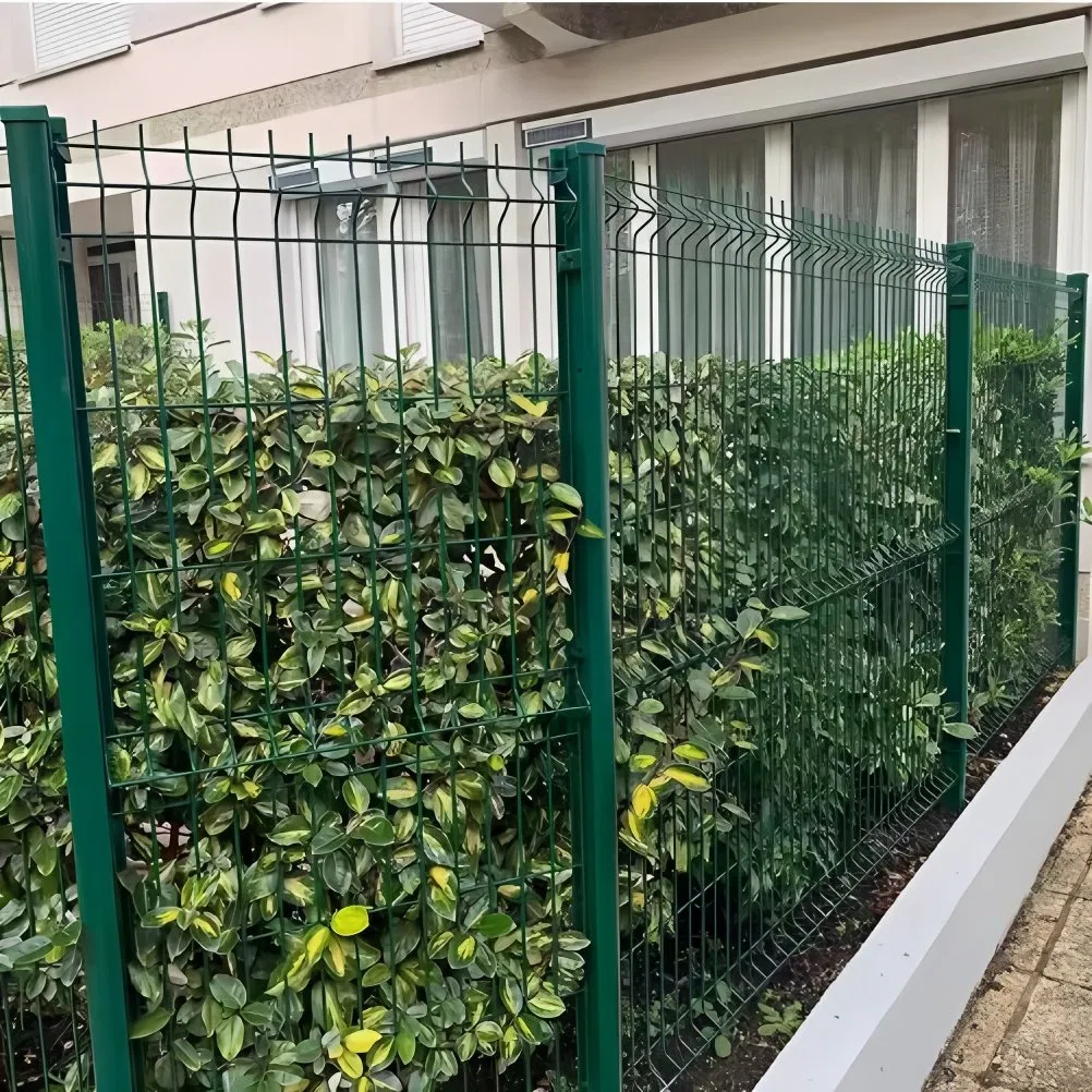 Galvanized Steel PVC Coated 3D V-Bending Curved Garden Farm Fence Welded Iron Wire Mesh Panel for Security for Park