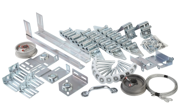 Factory Wholesale Sturdy and Durable Industrial PU Foam Insulated Sandwich Sectional Sliding Garage Overhead Sectional Garage Door for Logistic Entry and Exit