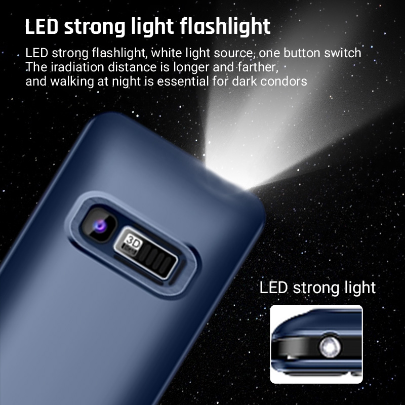 1.77" 4G 950mAh Long Battery Life RAM 48MB ROM 128MB Mini Body Feature Phone for Seniors