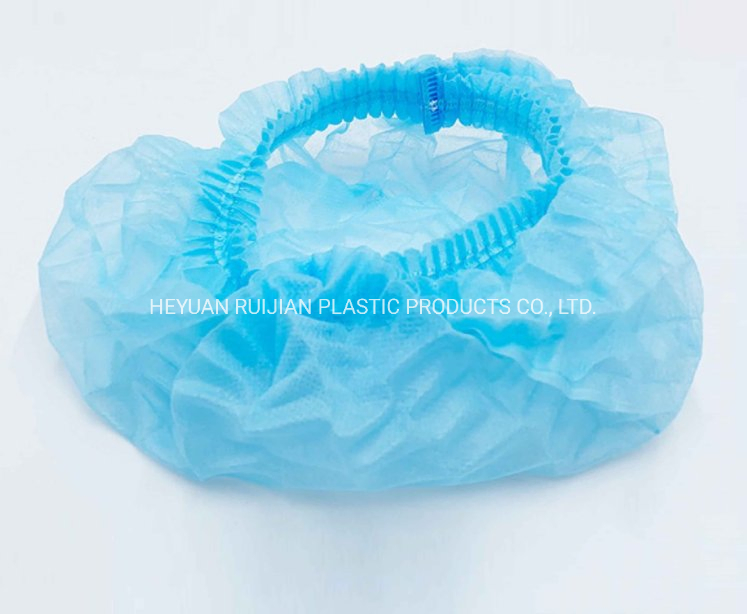 Disposable Non Woven Hairnet Bouffant Clip Cap
