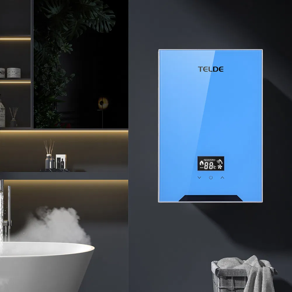 High-Efficiency 8.5kw Tankless Water Heater with Durable Electrospray Finish