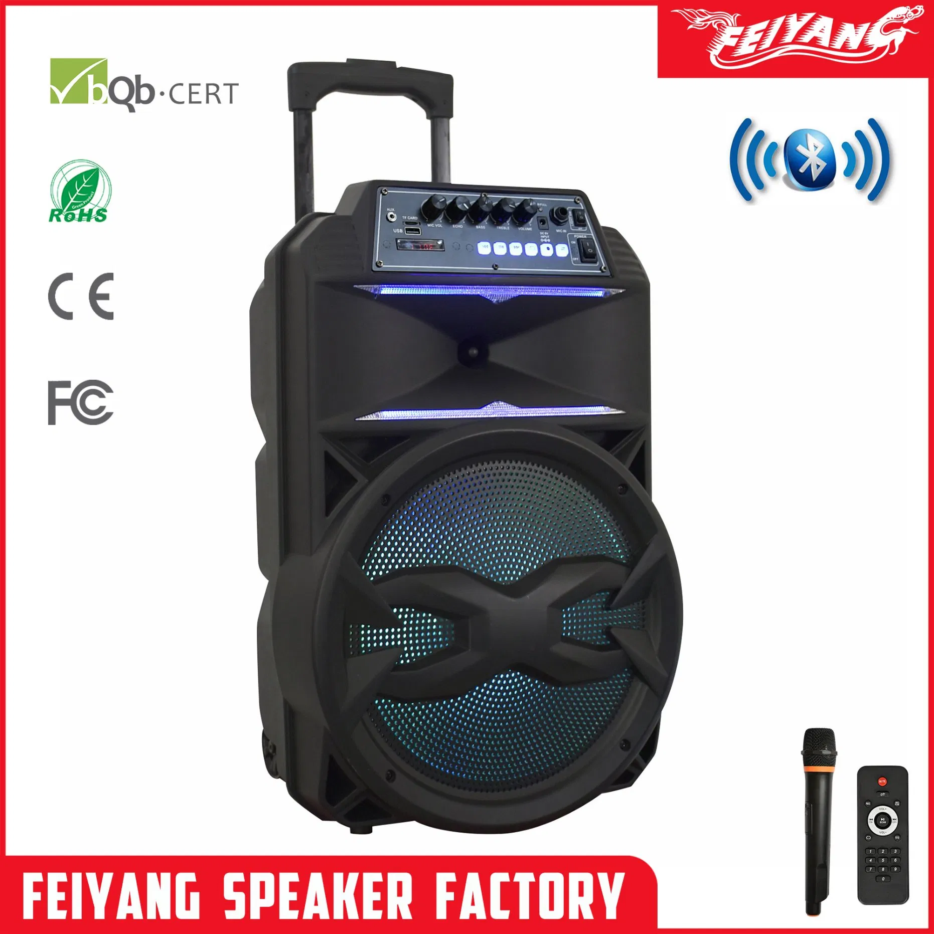 Портативная акустика Feiyang 15 дюймов с Bluetooth