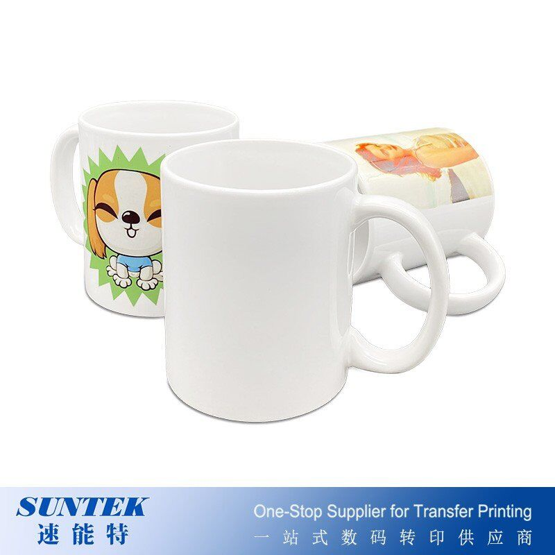 11oz China Sublimation Ceramic White Mug for Heat Transfer Printing