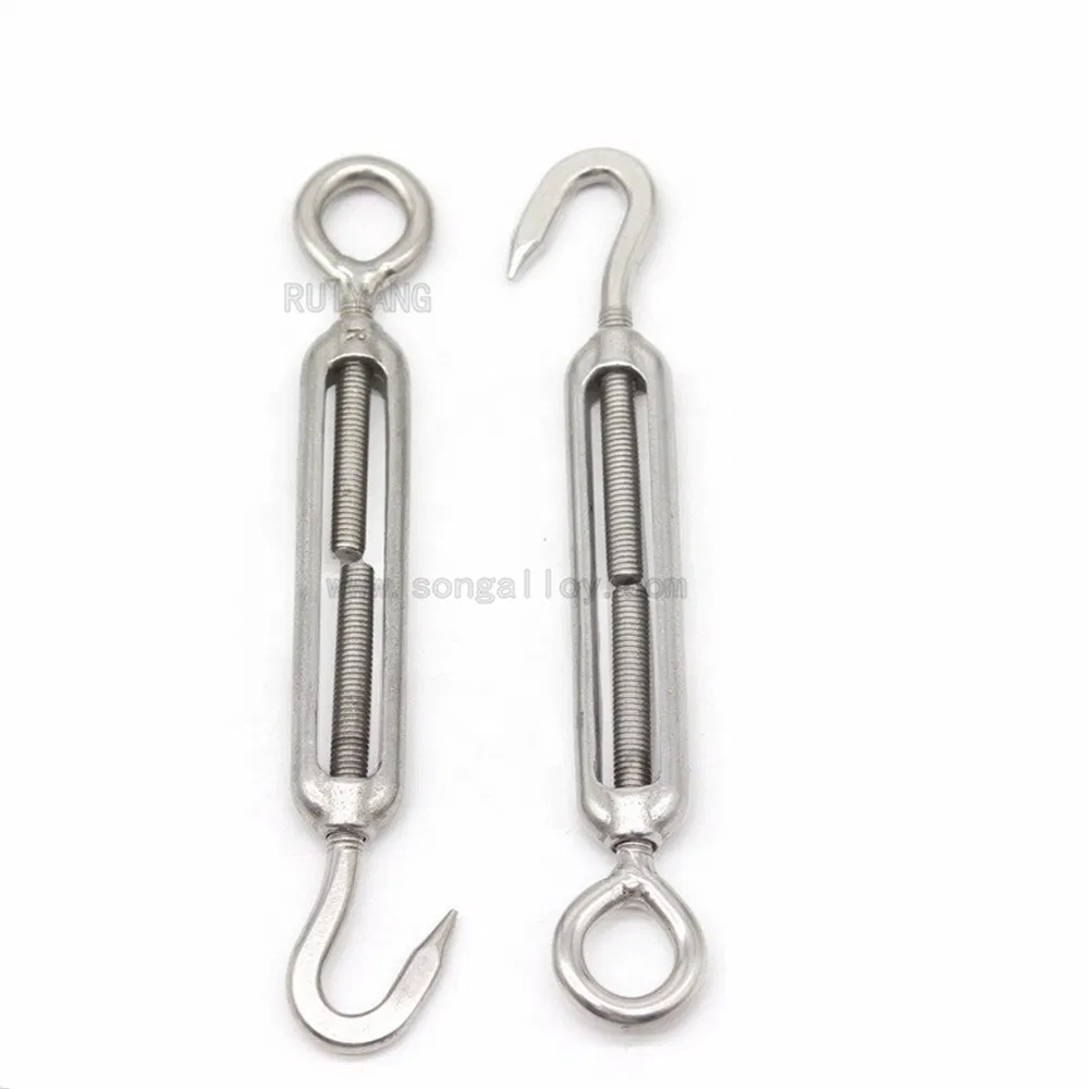 Ruiyang Stainless Steel Turnbuckle Hardware for Rigging Wire Rope, 6mm-30mm