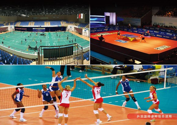 ПВХ покрытие для спортивных площадок 4.5-8мм