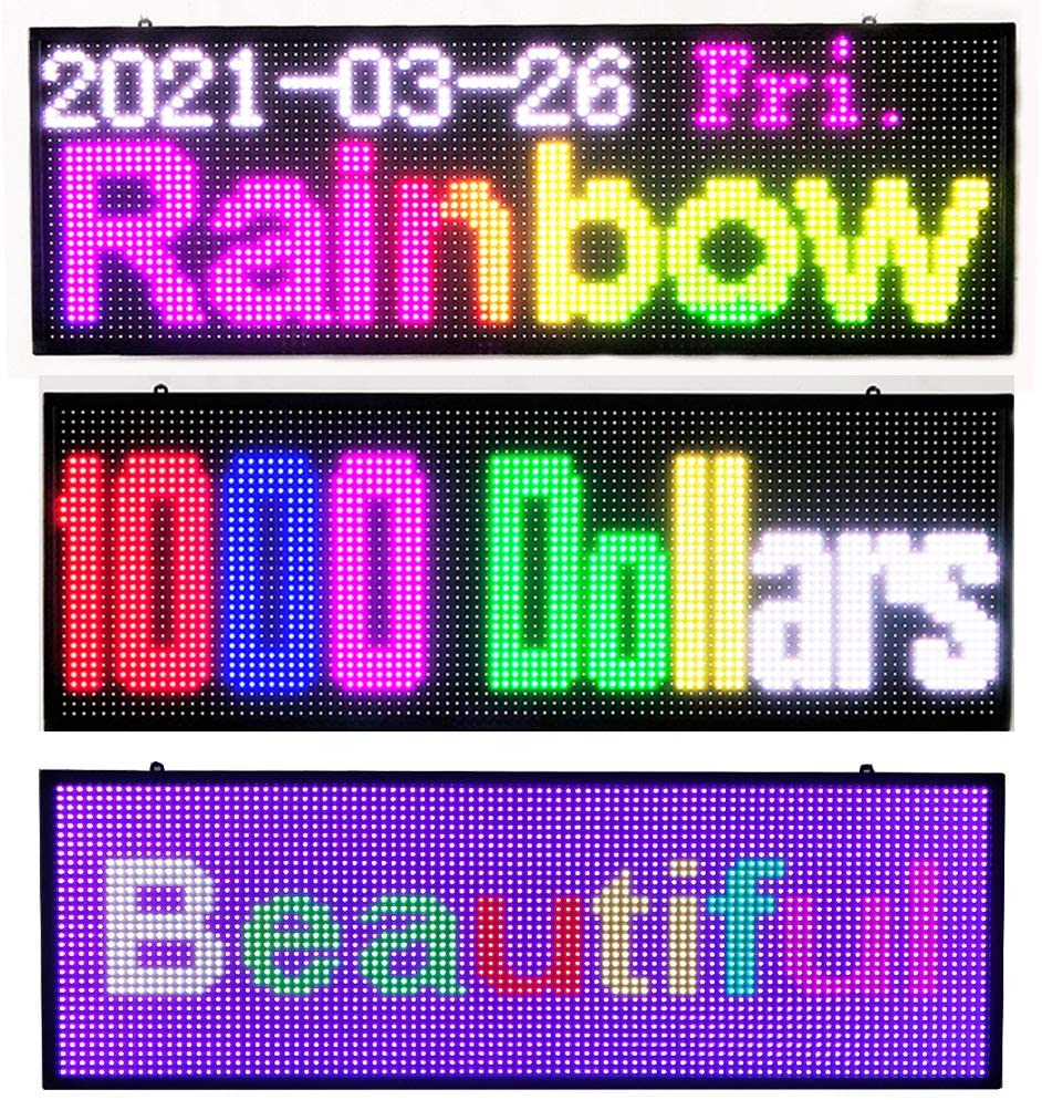 P10 LED Screen Outdoor Advertising Display Panel with RGB Animation