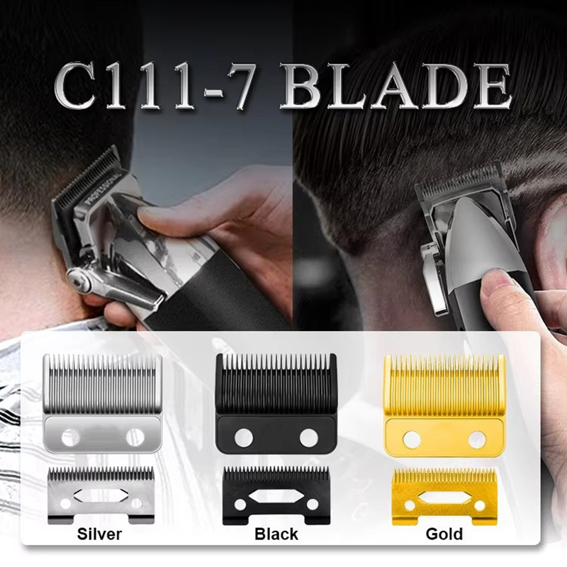 Reusable Durable Compatible Stationary/Moving Hair Clipper Blade for Hair Trimmer/Clipper Assembly Accessories