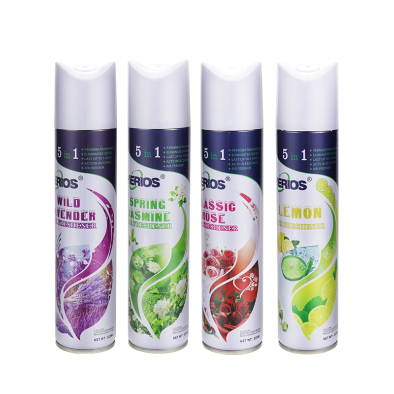 Different Perfume 320ml Herios Aerosol Air Freshener Spray Fresh Air Spray