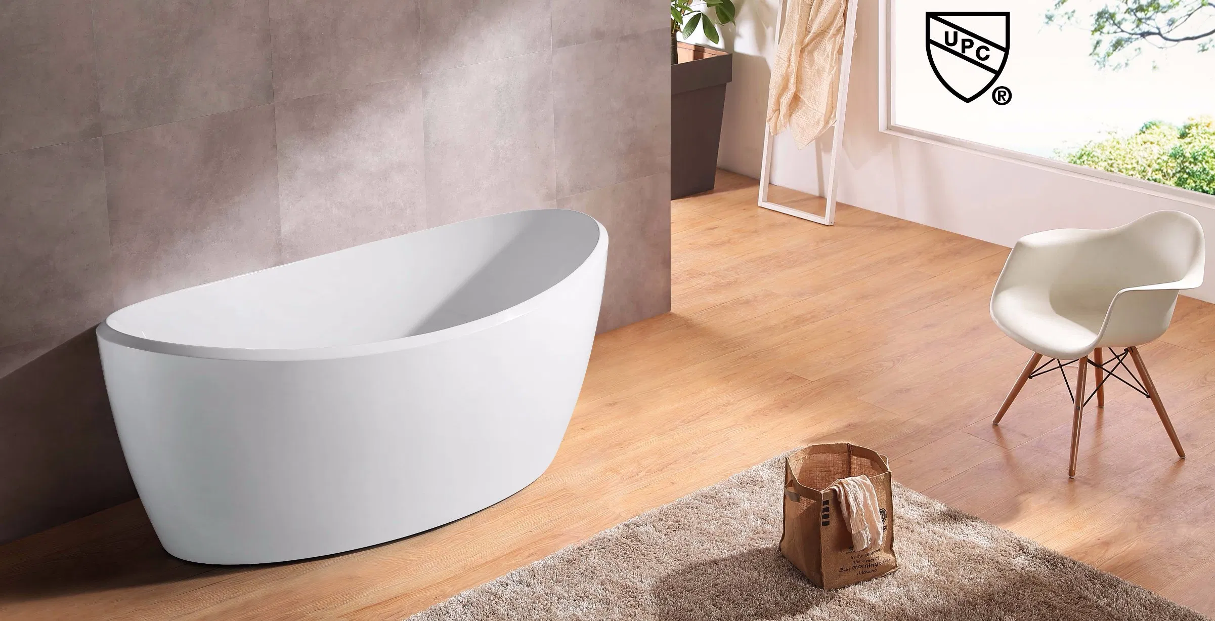 Переносная акриловая ванна для ванной комнаты