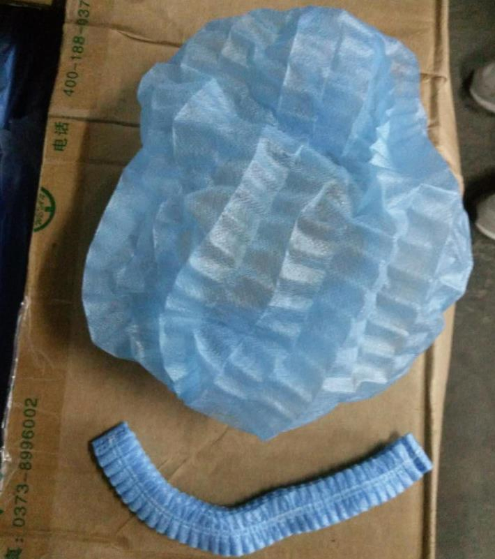 Medical Disposable Blue Surgical Cap Mass Production with Good Quality