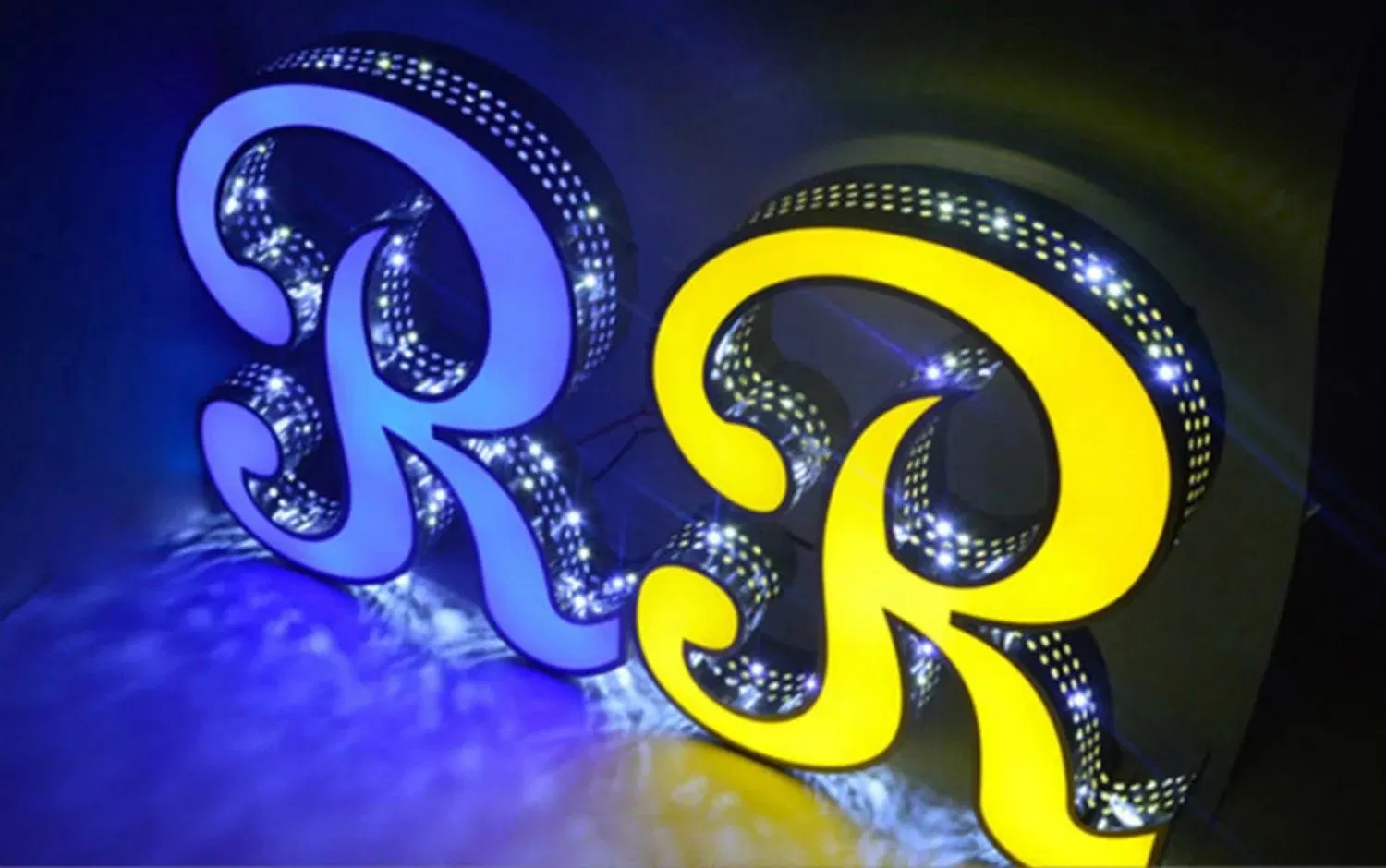 3D Outdoor LED Illuminated Channel Letters Shop Sign Letter Customized Signage