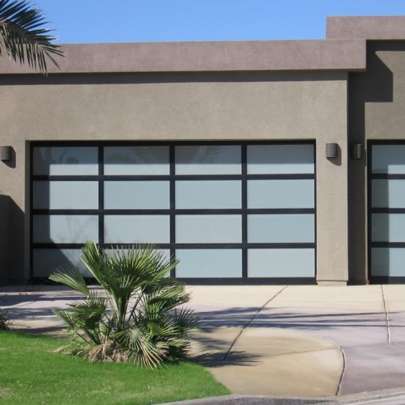 Stylish Glass - Paned Car Garage Door - Let in Natural Light and Elevate Curb Appeal