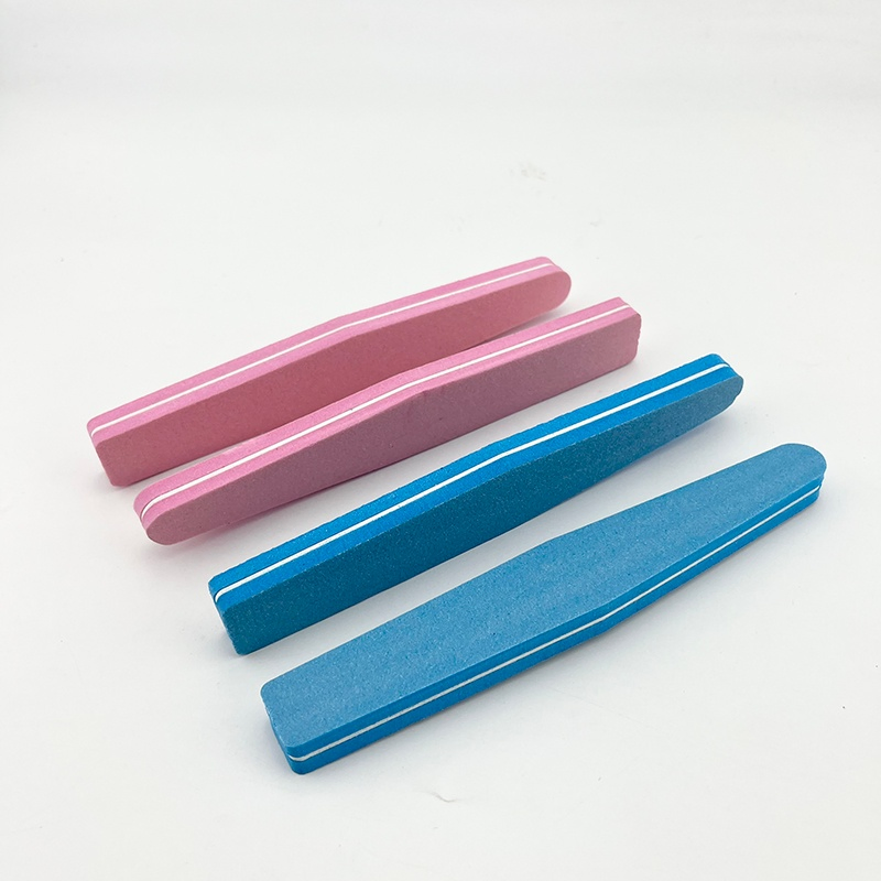 Whie Corundum Double Sided Waterproof Nail Buffers Manicure Tools Nail Files