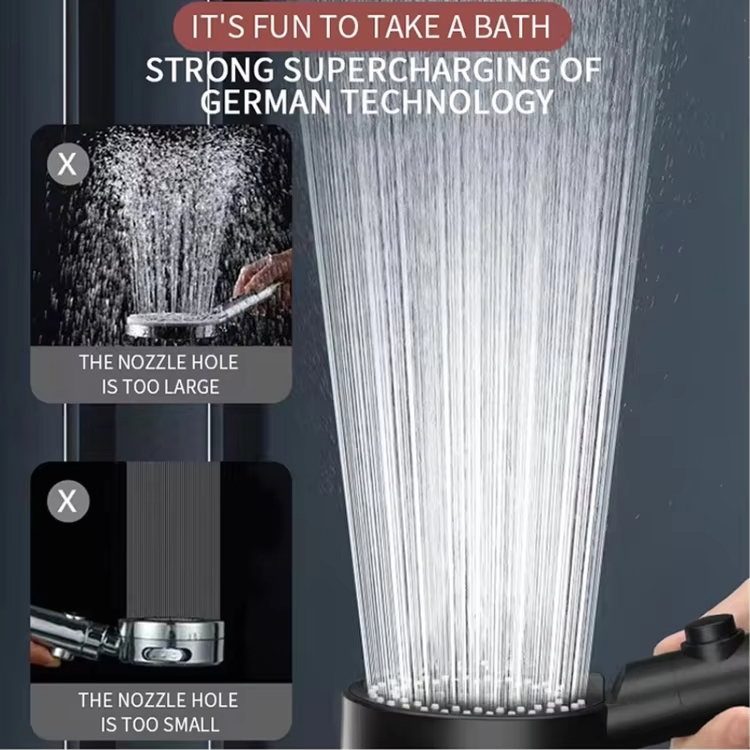 High-Pressure 5-Mode Shower Head for Ultimate Bathroom Experience