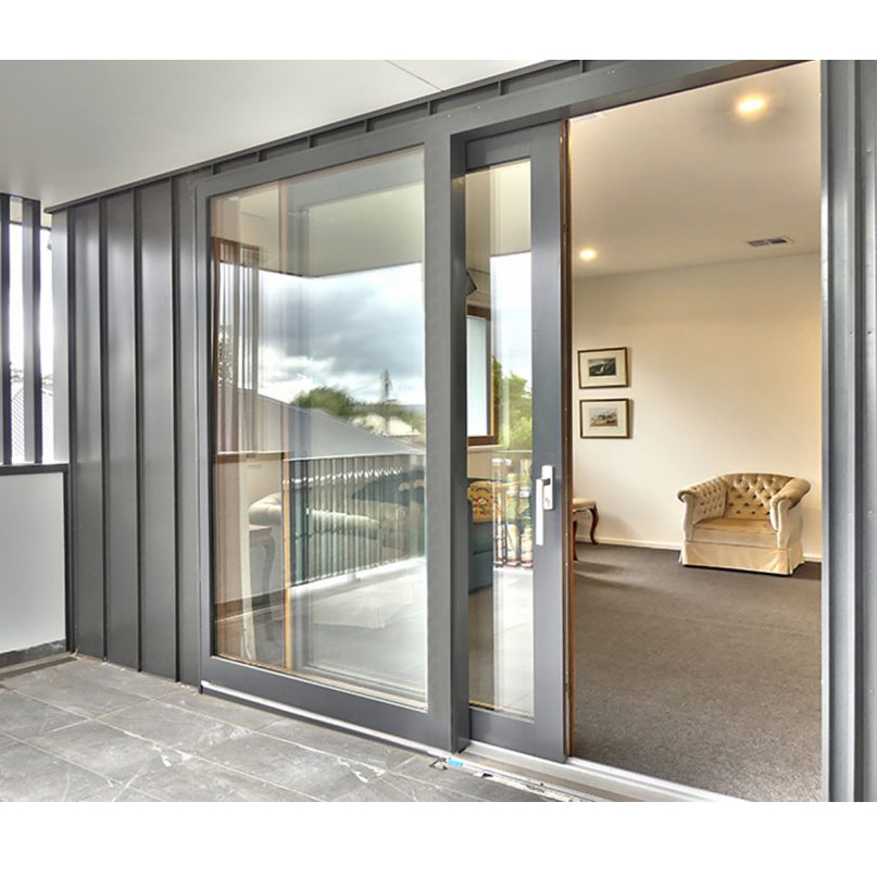 Thermal Break System Striker Aluminum Glass Mechanism Lift and Slide Door