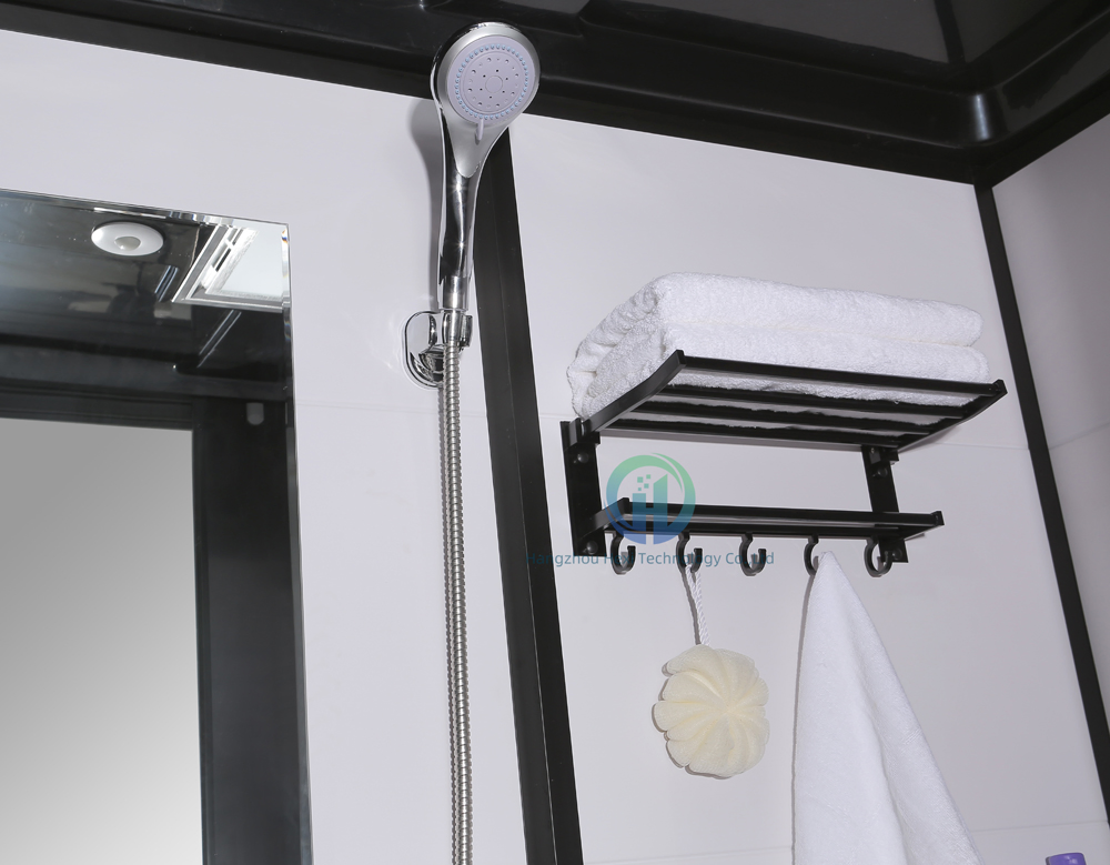 Luxury Sanitary Ware Glass Design Hotel Complete Shower Steam RV Sink Toilet Prefab Bathroom Pod for Sale