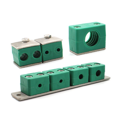 Rubber Pipe Clamp Pipe Tube Hose Supports Tube Single and Multiple Lines Holders