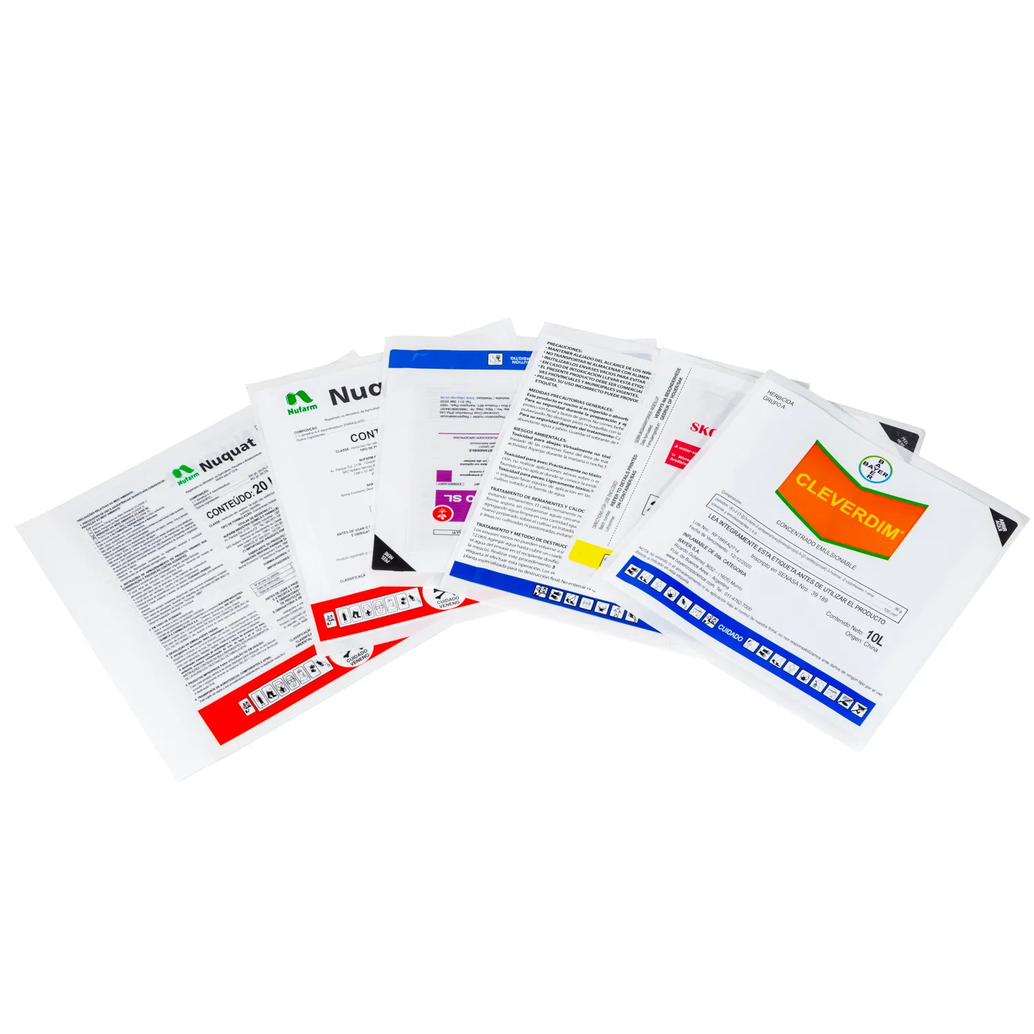 Fold Self Adhesive Label Multi-Layer Booklet Consolidated Label Double Label