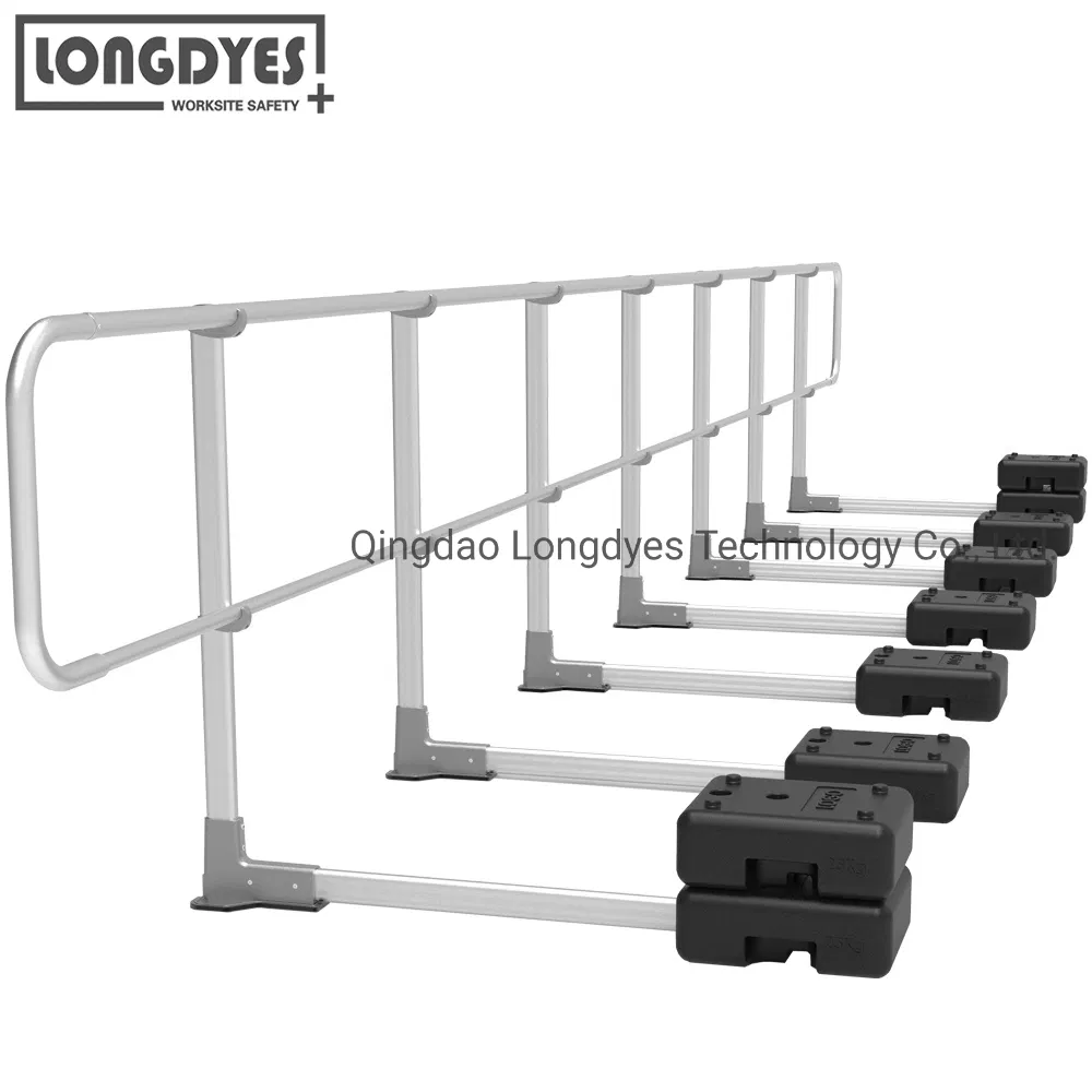 Portable Handrail Ready to Install Rooftop Guardrail for Fall Protection