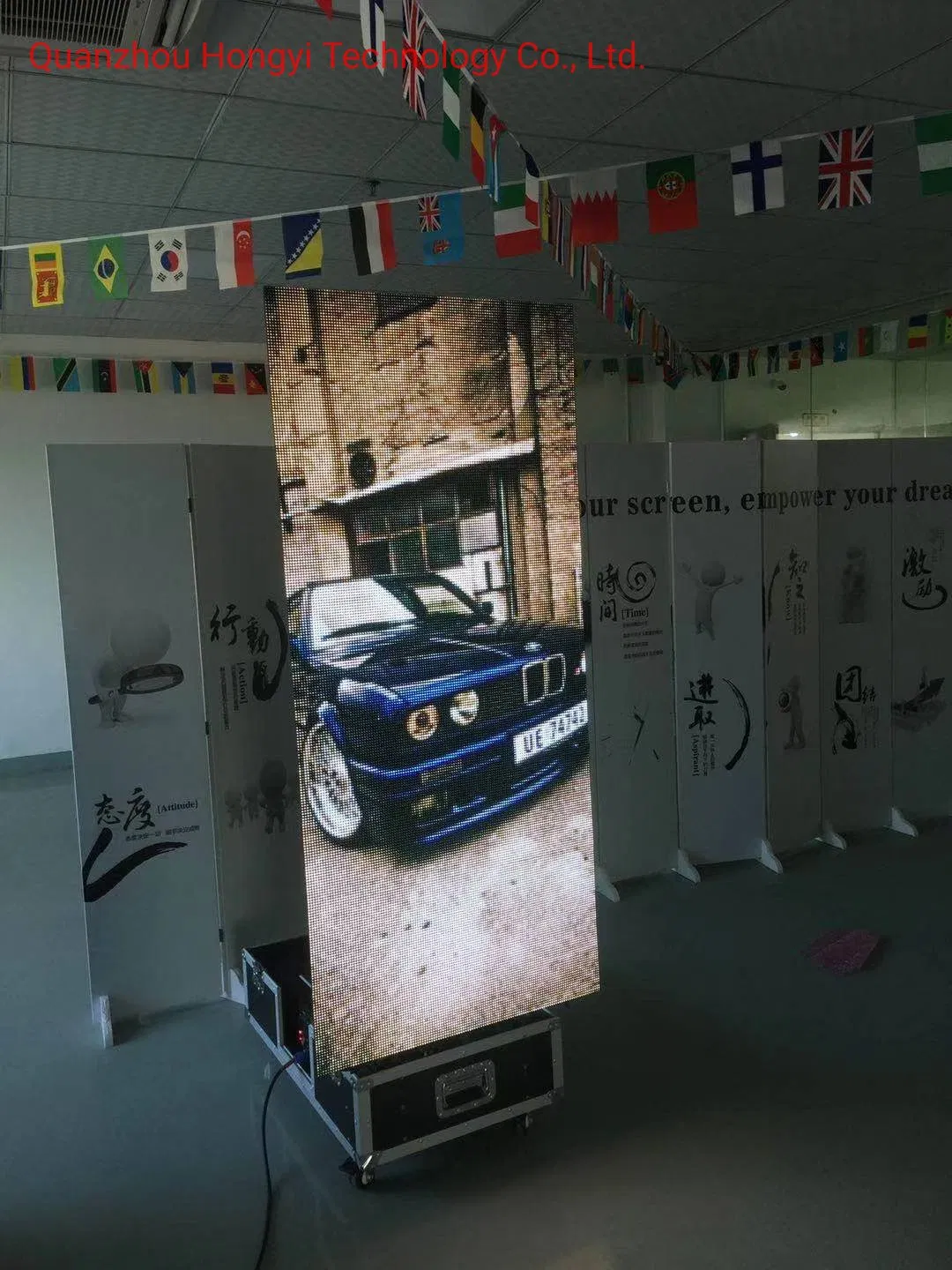 LED Flexible LED Curtain Outdoor Building Background LED Mesh Display Screen